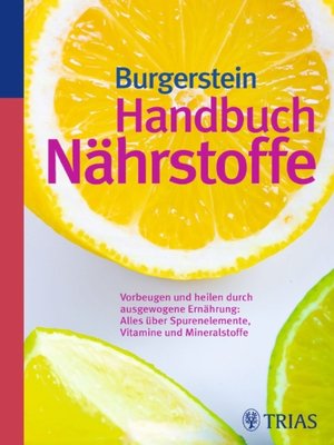 cover image of Handbuch Nährstoffe